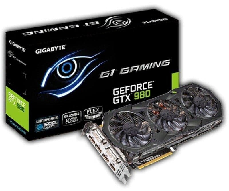Gigabyte WINDFORCE GeForce GTX 980 4GB GDDR5 Black main image
