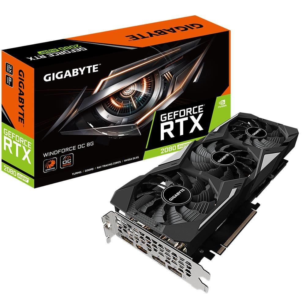 Gigabyte WINDFORCE OC GeForce RTX 2080 SUPER 8GB GDDR6 Black main image
