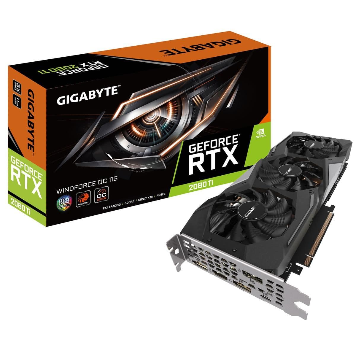 Gigabyte WINDFORCE OC GeForce RTX 2080 Ti 11 GB image