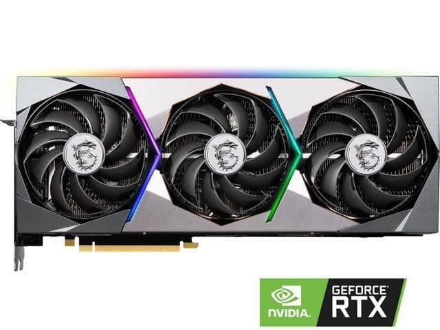 MSI SUPRIM GeForce RTX 3080 10GB GDDR6X Black / Silver main image