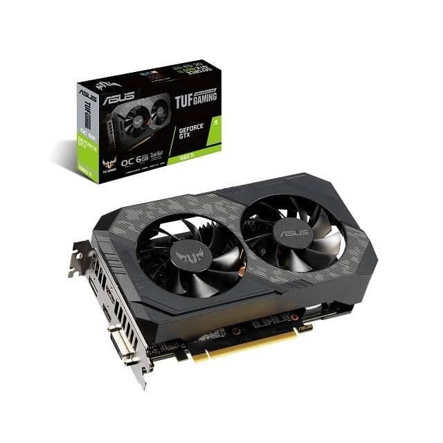 Asus TUF OC GeForce GTX 1660 Ti 6GB GDDR6 Black / Gray main image