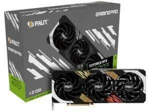 Palit GamingPro GeForce RTX 4070 Ti 12GB GDDR6X Black / Silver image