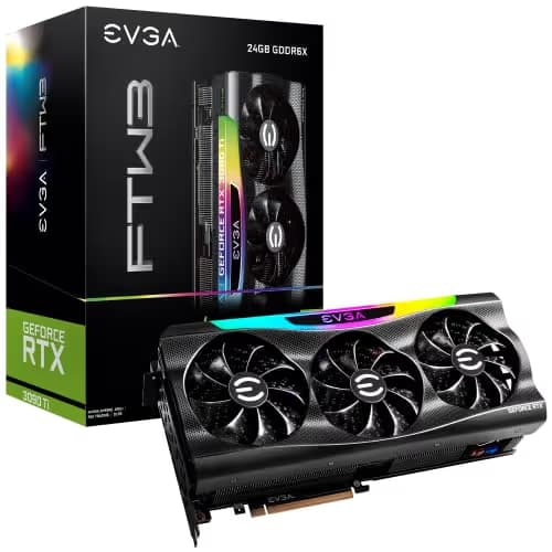 EVGA FTW3 GAMING GeForce RTX 3090 Ti 24GB GDDR6X Black main image