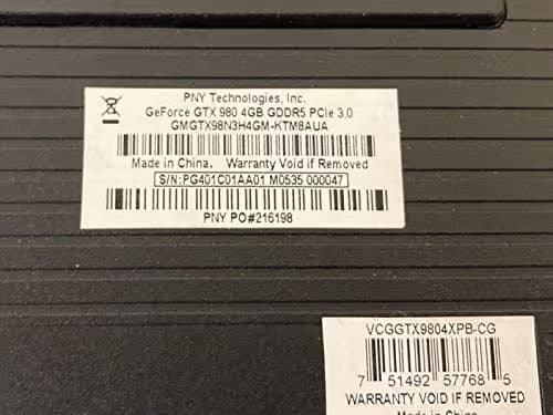 NVIDIA GeForce GTX 980 Black / Silver 4GB GDDR5 image
