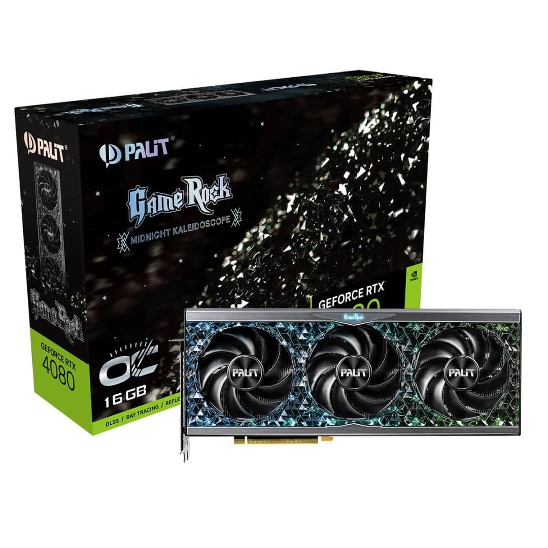 Palit GameRock OC GeForce RTX 4080 16GB GDDR6X Black image