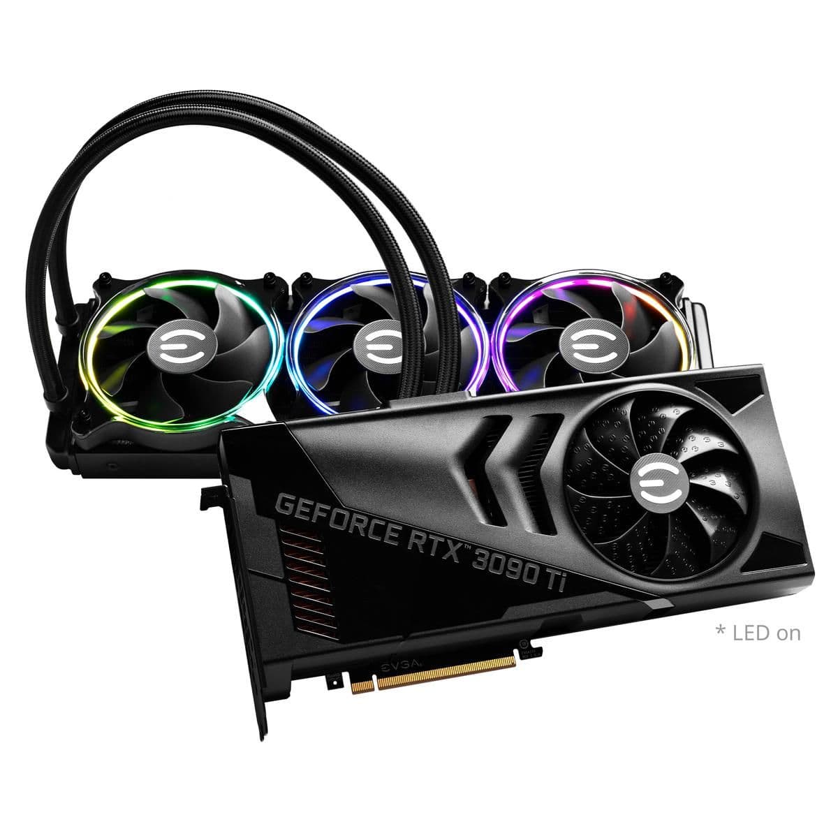 EVGA FTW3 ULTRA HYBRID GAMING GeForce RTX 3090 Ti 24GB GDDR6X Black image