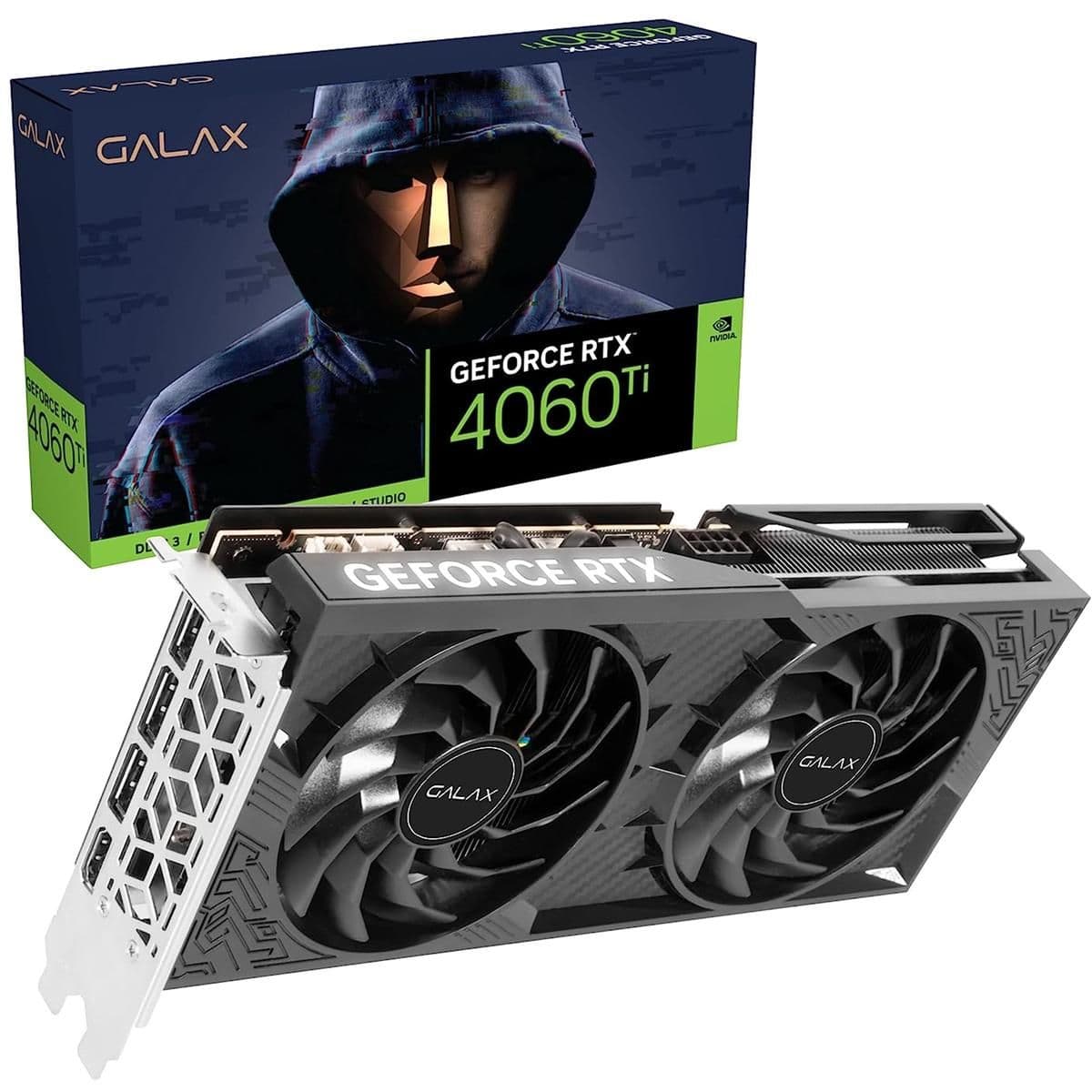 GALAX (1-click OC) GeForce RTX 4060 Ti 8GB GDDR6 Black image