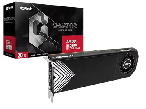 ASRock Creator Radeon RX 7900 XT 20GB GDDR6 Black / Silver main image