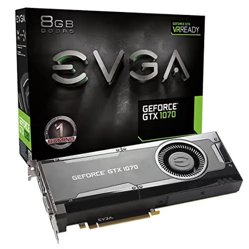 EVGA GAMING GeForce GTX 1070 8GB GDDR5 Black / Gray image