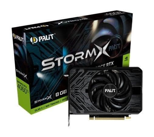 Palit GeForce RTX 4060 Ti StormX 8GB GDDR6 Black main image