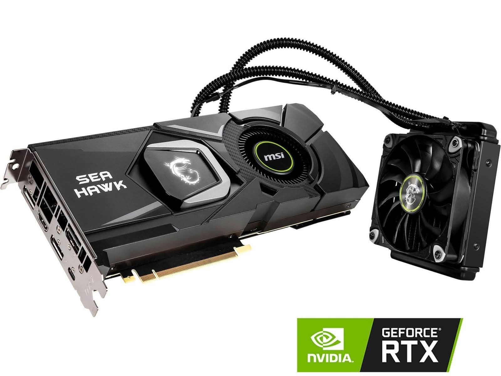 MSI SEA HAWK X GeForce RTX 2080 Ti 11GB GDDR6 Black / Silver main image