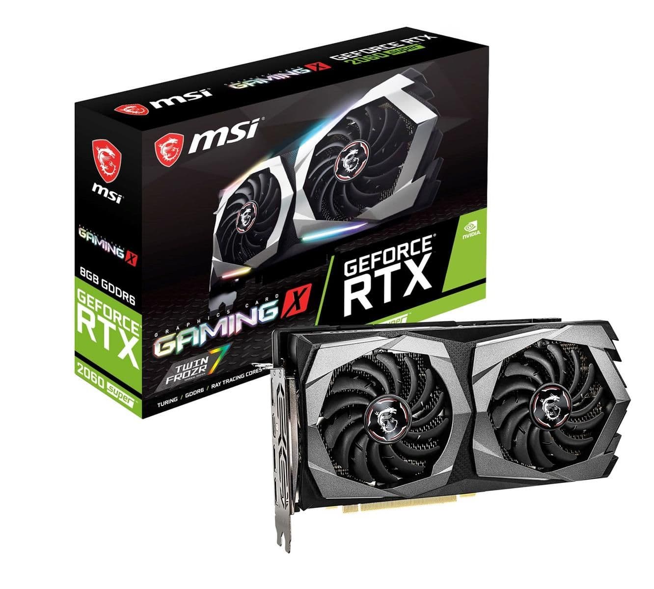 MSI GeForce RTX 2060 SUPER GAMING X 8GB GDDR6 Black / Silver image