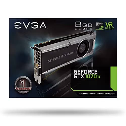 EVGA GAMING GeForce GTX 1070 Ti 8GB GDDR5 Silver / Black image