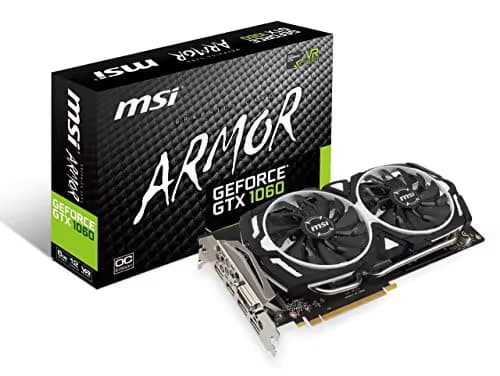 MSI ARMOR OC GeForce GTX 1060 6GB GDDR5 Black / White image