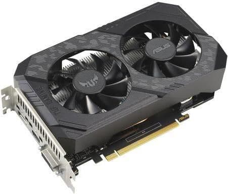 Asus TUF GAMING OC V2 GeForce GTX 1650 G6 4GB GDDR6 Black image