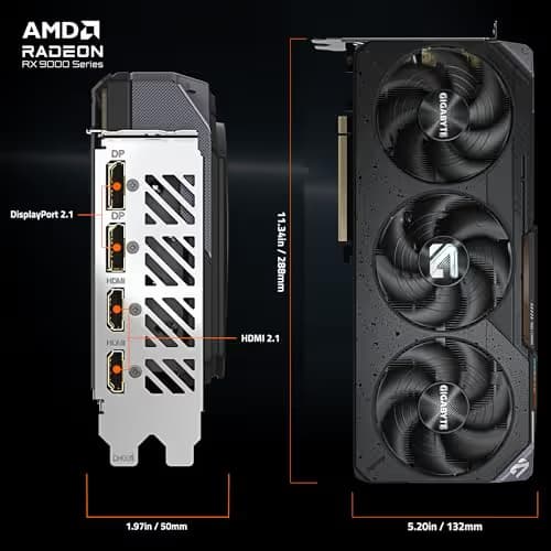 GIGABYTE Radeon RX 9070 GAMING OC 16G GDDR6 image