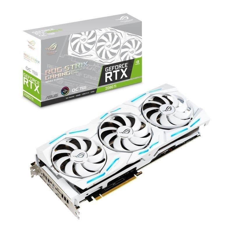 Asus STRIX GAMING OC GeForce RTX 2080 Ti 11GB GDDR6 White main image