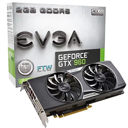 EVGA GeForce GTX 960 FTW ACX 2.0+ 2GB GDDR5 Black / White image