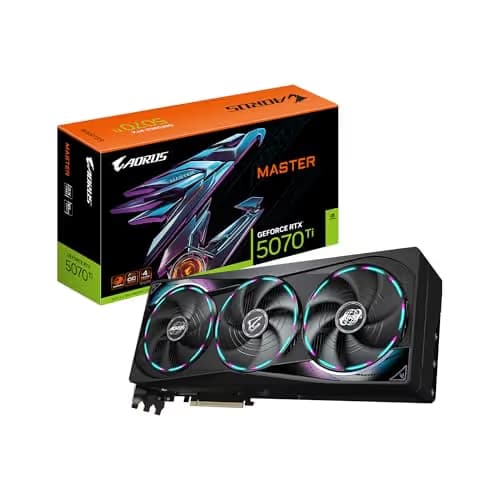 GIGABYTE AORUS GeForce RTX 5070 Ti MASTER 16G GDDR7 main image
