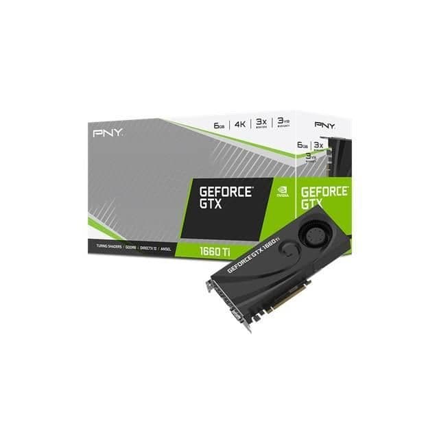 PNY Blower GeForce GTX 1660 Ti 6GB GDDR6 Black image