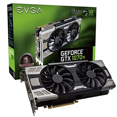EVGA FTW ULTRA SILENT GAMING GeForce GTX 1070 Ti 8GB GDDR5 Black / Silver main image