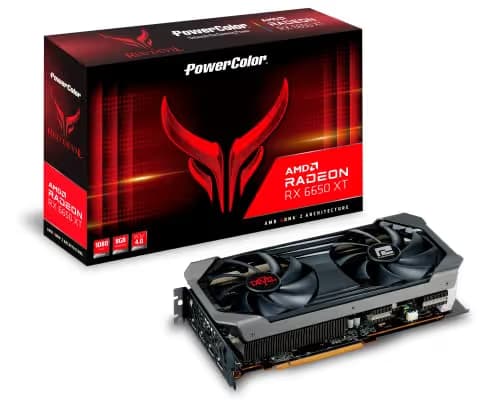 PowerColor Radeon RX 6650 XT Red Devil OC 8GB GDDR6 Black image