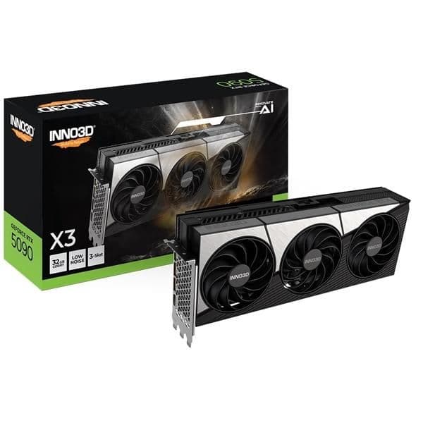 Inno3D GeForce RTX 5090 X3 32GB GDDR7 Black / Silver main image