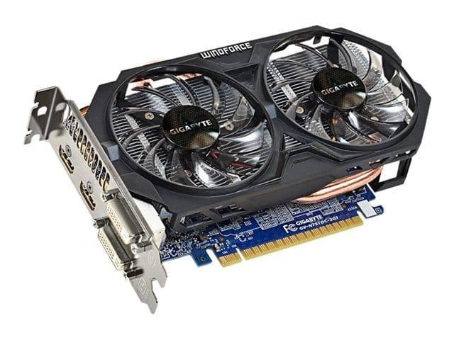 Gigabyte WINDFORCE GeForce GTX 750 Ti 2GB GDDR5 Black / Silver main image