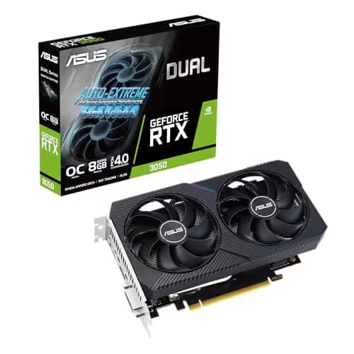 Asus DUAL OC V2 GeForce RTX 3050 8GB GDDR6 Black image