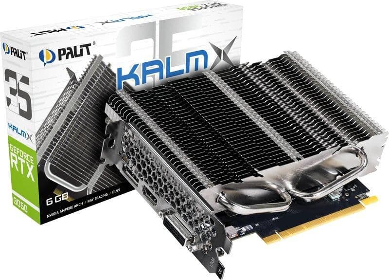 Palit GeForce RTX 3050 6GB KalmX 6GB GDDR6 Silver / Black main image
