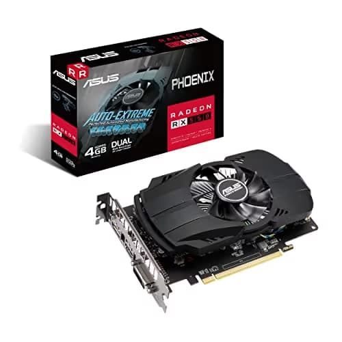 Asus Radeon RX 550 - 512 Radeon RX 550 - 512 4GB GDDR5 Black main image