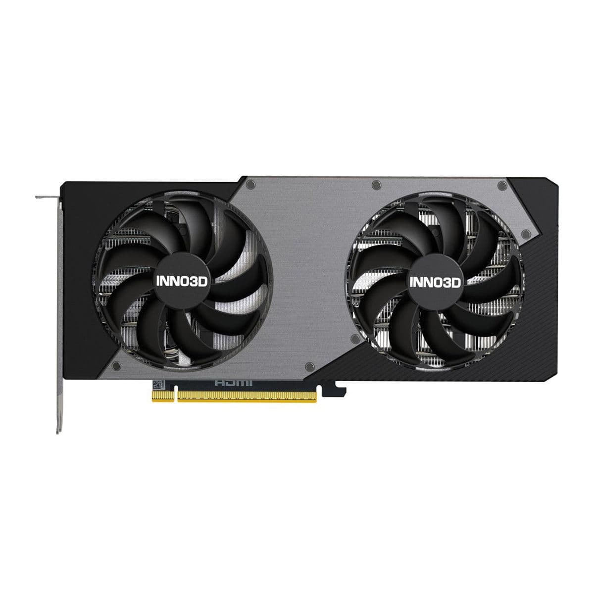 Inno3D Twin X2 OC GeForce RTX 5070 12GB GDDR7 Black / Silver image
