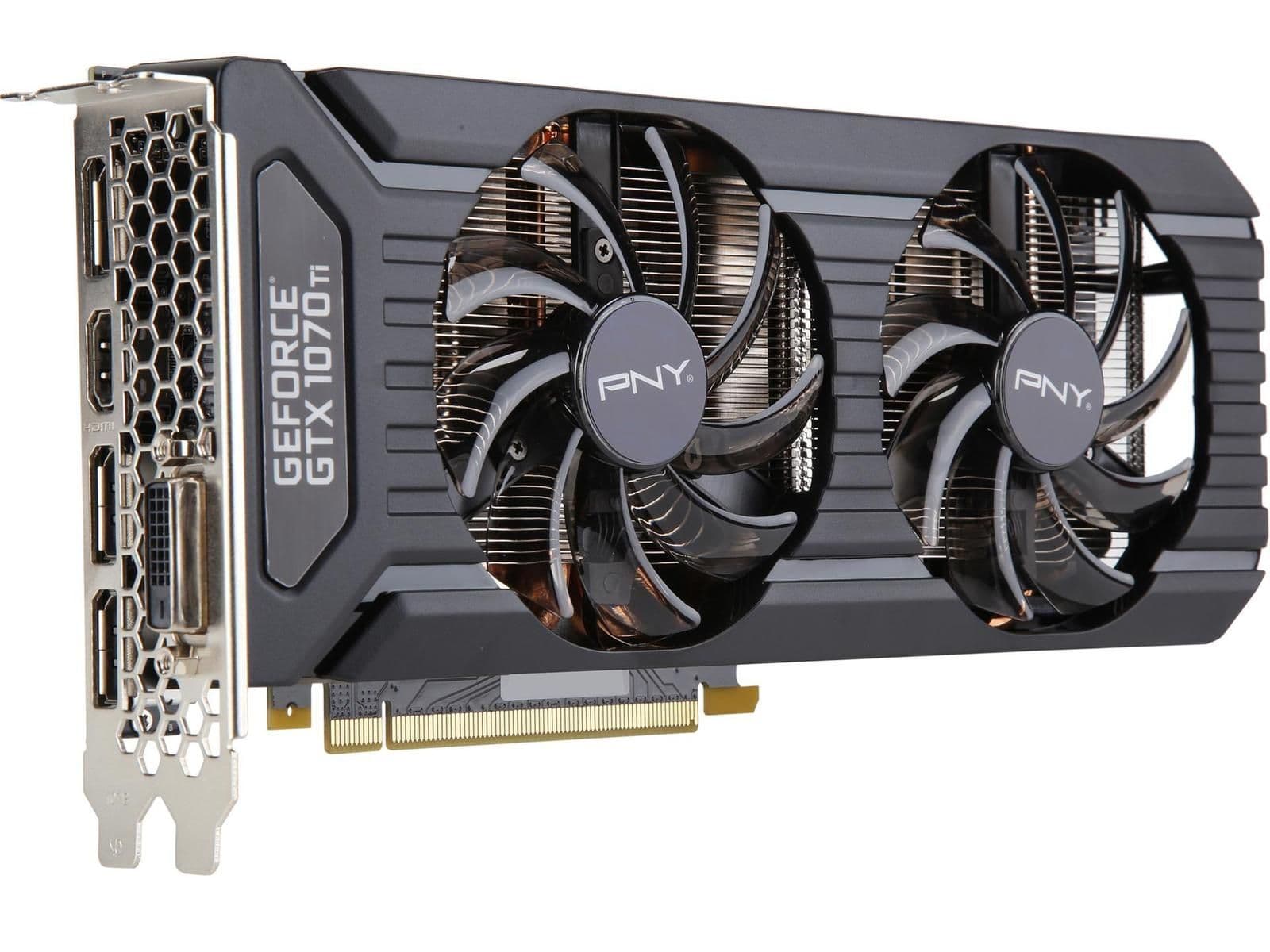 PNY GeForce GTX 1070 Ti VCGGTX1070T8PB-BB 8GB GDDR5 Black main image