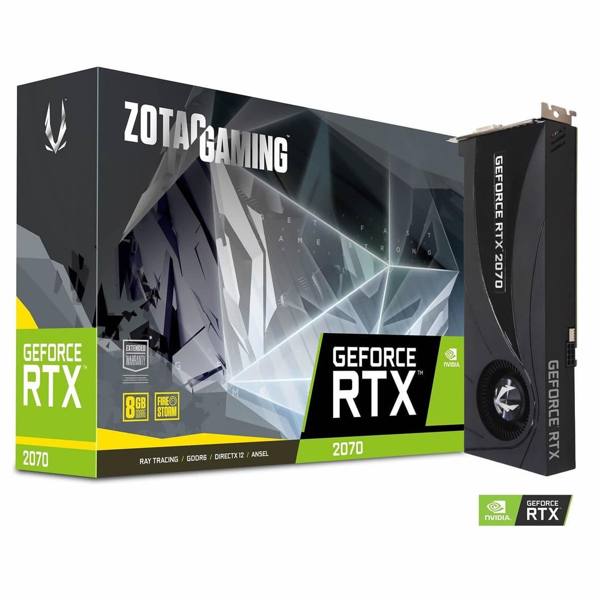 Zotac ZT-T20700A-10P GeForce RTX 2070 8GB GDDR6 Black / Silver image
