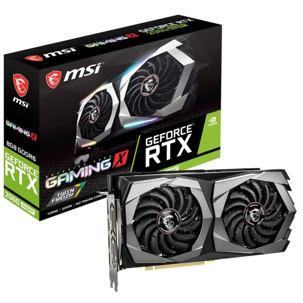 MSI GAMING GeForce RTX 2060 SUPER 8GB GDDR6 Black / Silver image