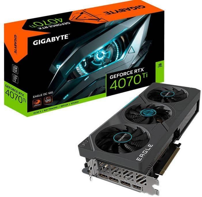 Gigabyte EAGLE OC GeForce RTX 4070 Ti 12GB GDDR6X Black image