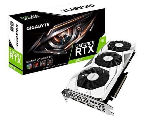 Gigabyte GAMING OC GeForce RTX 2070 8GB GDDR6 White / Black image