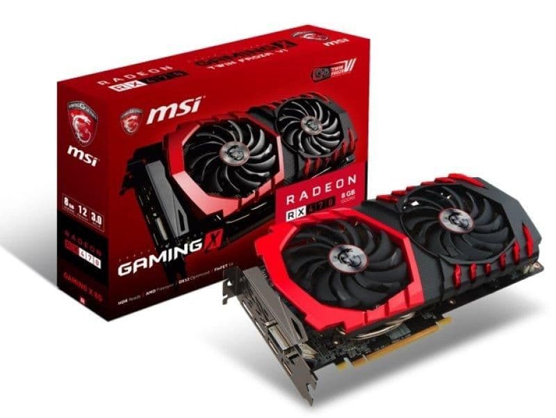 MSI Radeon RX 470 GAMING X 8GB GDDR5 Black / Red image