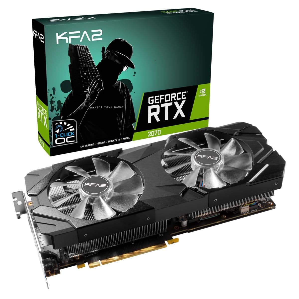 KFA2 EX GeForce RTX 2070 8GB GDDR6 Black main image