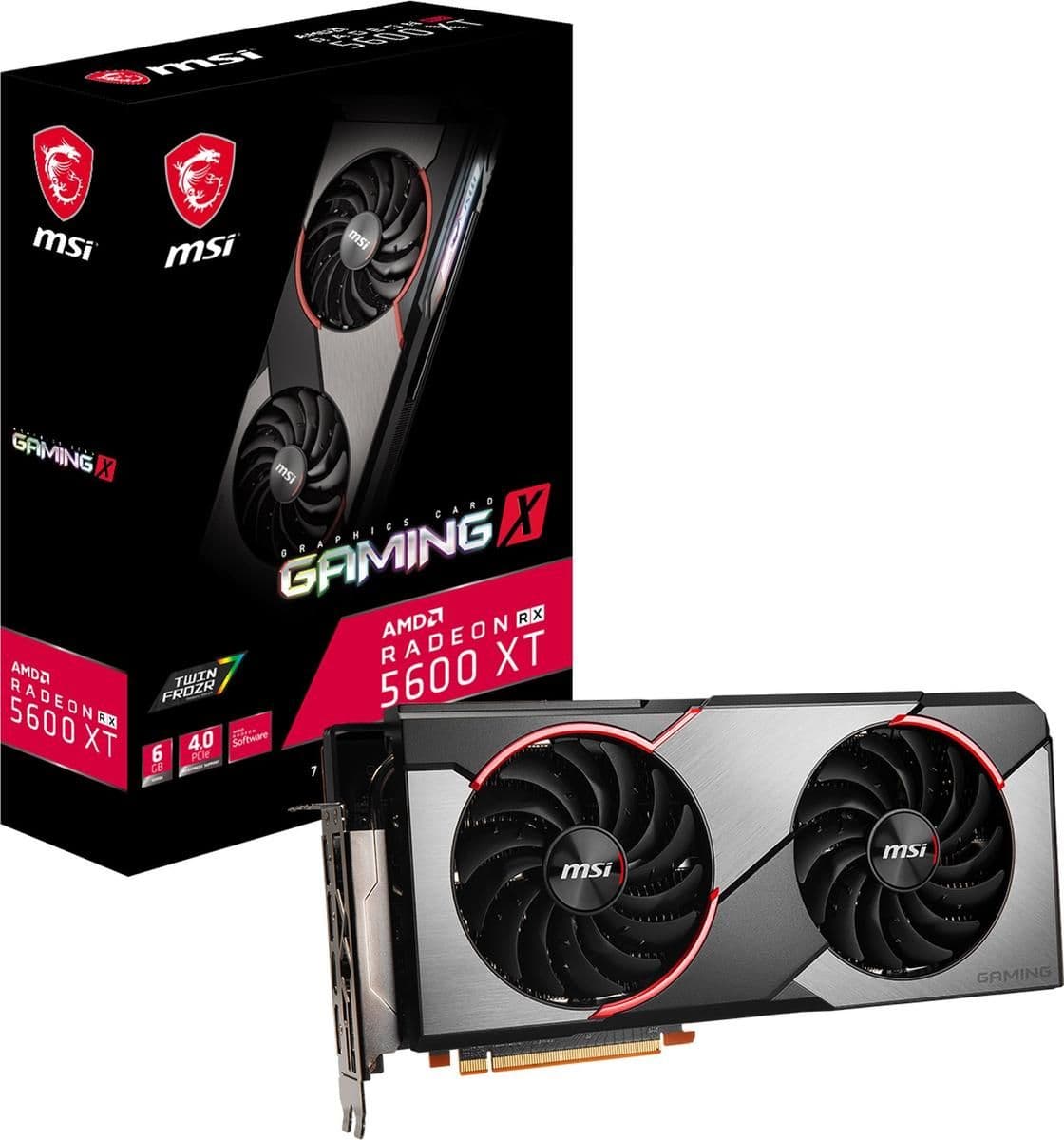 MSI GAMING X Radeon RX 5600 XT 6GB GDDR6 Black / Silver main image