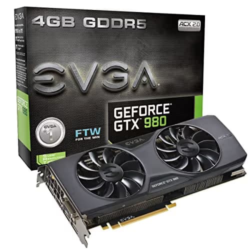 EVGA FTW ACX 2.0 GeForce GTX 980 4GB GDDR5 Black image