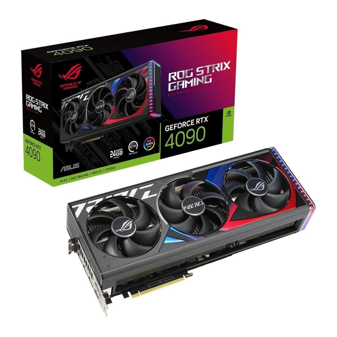 Asus ROG Strix Gaming GeForce RTX 4090 24GB GDDR6X Black image