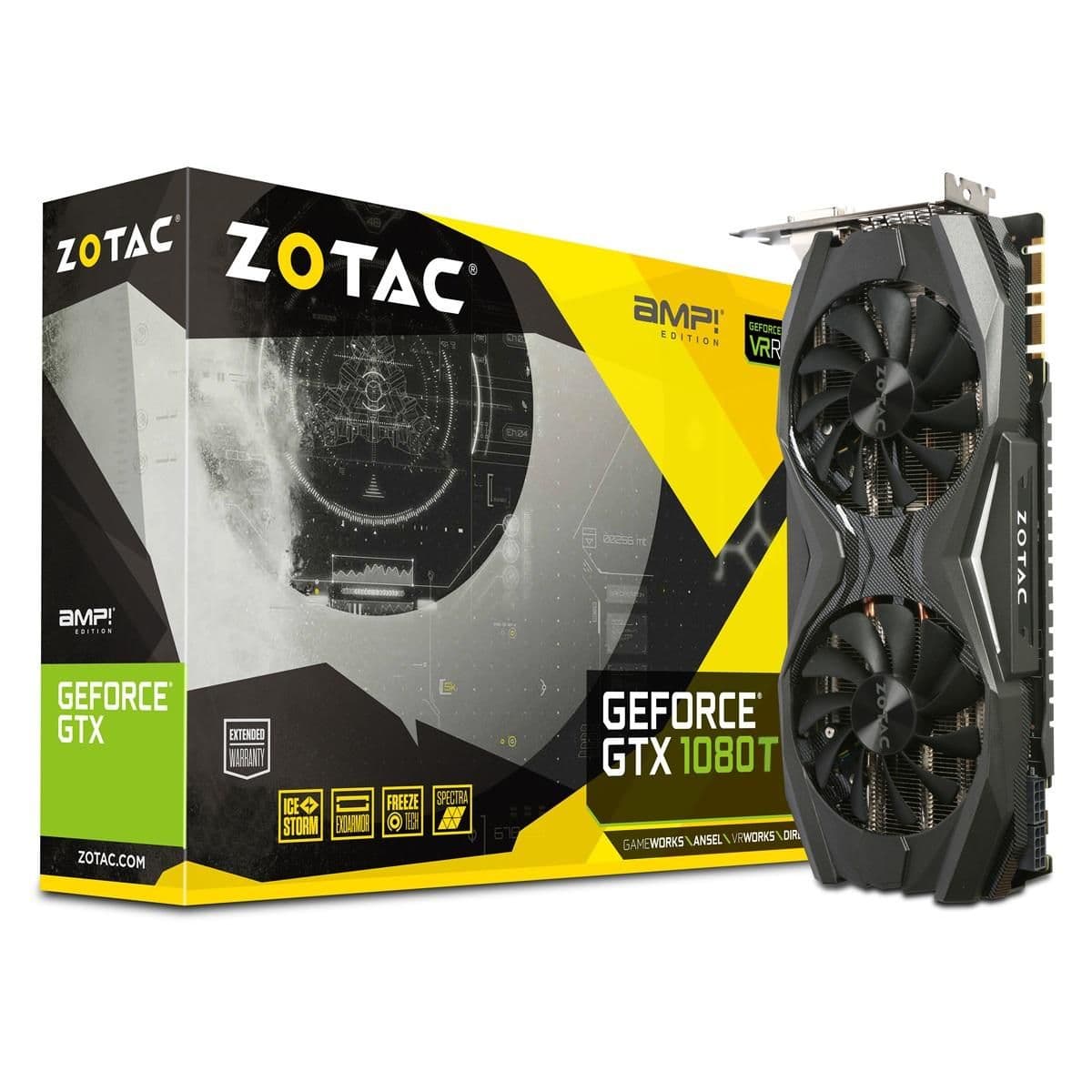 Zotac AMP GeForce GTX 1080 Ti 11GB GDDR5X Black main image
