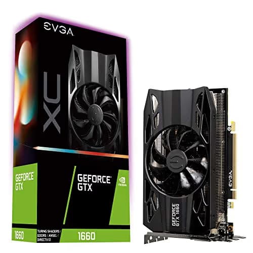 EVGA XC GAMING GeForce GTX 1660 6GB GDDR5 Black image