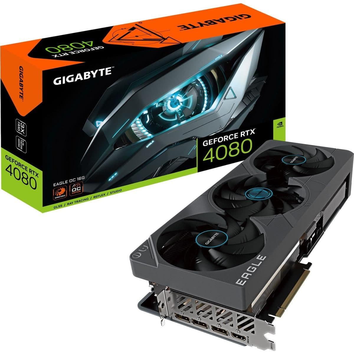 Gigabyte EAGLE OC GeForce RTX 4080 16GB GDDR6X Black main image