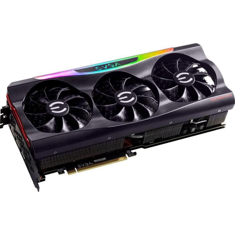 EVGA FTW3 GAMING GeForce RTX 3090 24GB GDDR6X Black / Red image