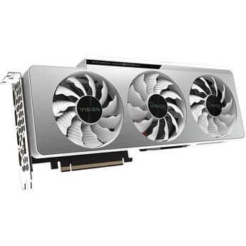 Gigabyte GeForce RTX 3080 10GB LHR VISION OC Rev 2.0 10GB GDDR6X Silver / Black main image