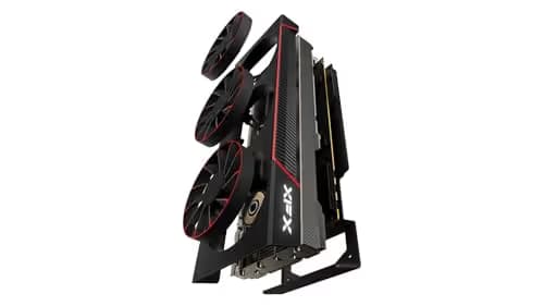 XFX Radeon RX 7800 XT Quicksilver Magnetic Air 16GB GDDR6 Black / Red image