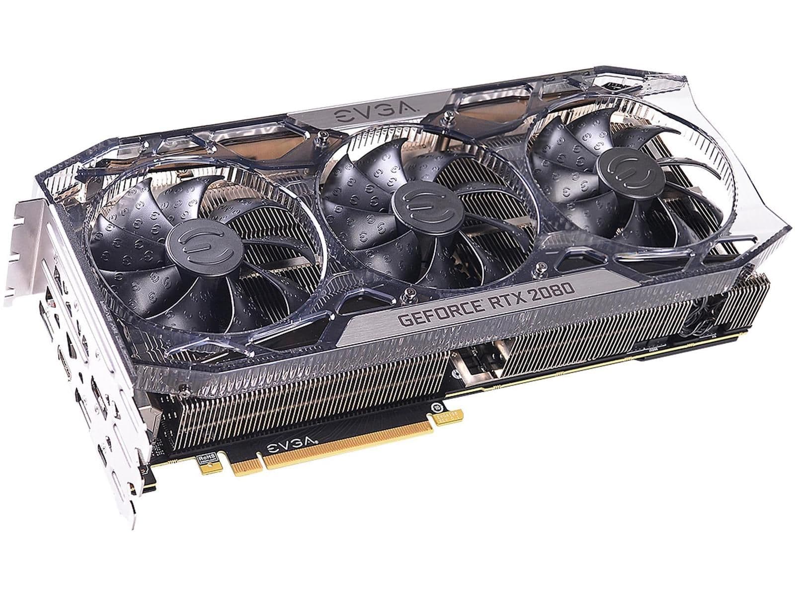 EVGA FTW3 ULTRA GAMING GeForce RTX 2080 8GB GDDR6 Clear / Black image