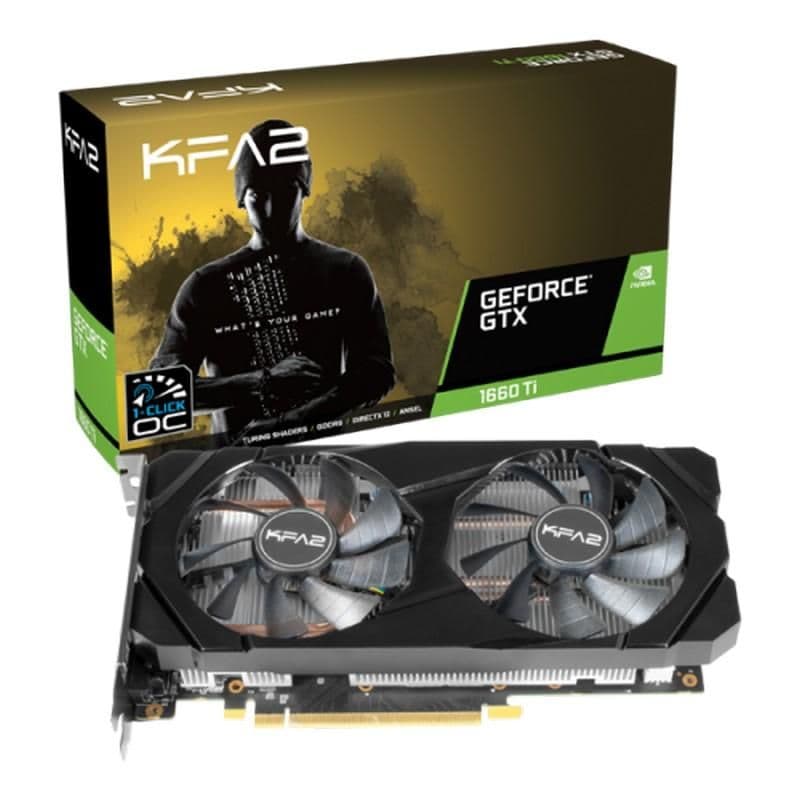 KFA2 (1-Click OC) GeForce GTX 1660 Ti 6GB GDDR6 Black image